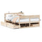vidaXL Bed Frame without Mattress 140x200 cm Solid Wood Pine
