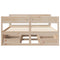 vidaXL Bed Frame without Mattress 120x190 cm Small Double Solid Wood Pine