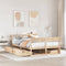 vidaXL Bed Frame without Mattress 120x190 cm Small Double Solid Wood Pine