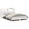 vidaXL Bed Frame without Mattress White 160x200 cm Solid Wood Pine