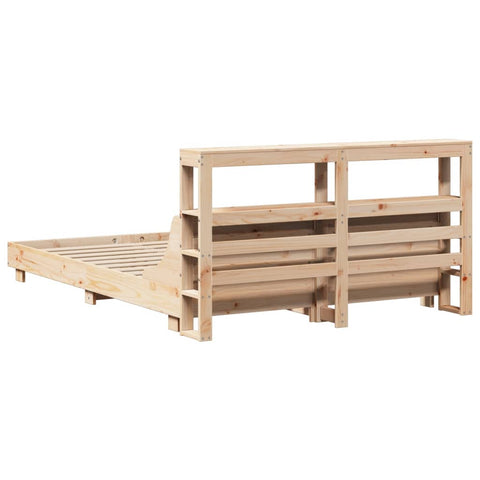 vidaXL Bed Frame without Mattress 120x200 cm Solid Wood Pine
