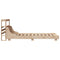 vidaXL Bed Frame without Mattress 100x200 cm Solid Wood Pine