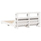 vidaXL Bed Frame without Mattress White 140x190 cm Solid Wood Pine