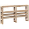 vidaXL Bed Frame without Mattress 120x190 cm Small Double Solid Wood Pine