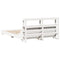 vidaXL Bed Frame without Mattress White 120x190 cm Small Double Solid Wood Pine