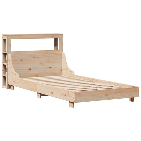 vidaXL Bed Frame without Mattress 90x190 cm Single Solid Wood Pine