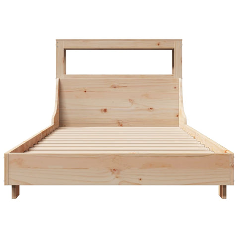 vidaXL Bed Frame without Mattress 90x190 cm Single Solid Wood Pine