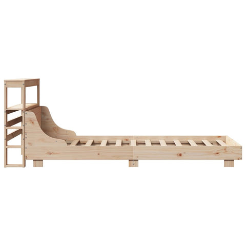 vidaXL Bed Frame without Mattress 90x190 cm Single Solid Wood Pine