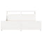 vidaXL Bed Frame without Mattress White 200x200 cm Solid Wood Pine