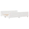 vidaXL Bed Frame without Mattress White 200x200 cm Solid Wood Pine