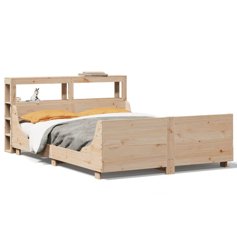 vidaXL Bed Frame without Mattress 160x200 cm Solid Wood Pine