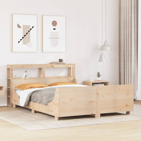 vidaXL Bed Frame without Mattress 160x200 cm Solid Wood Pine