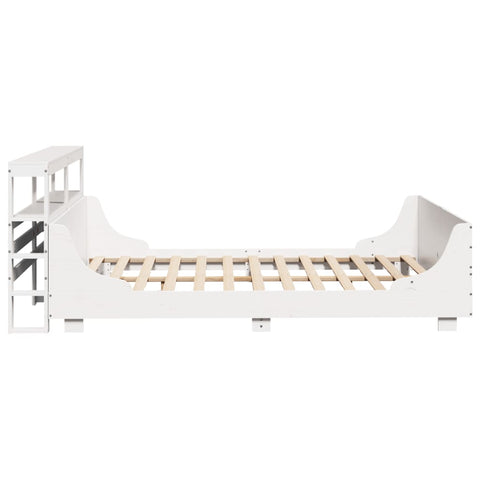 vidaXL Bed Frame without Mattress White 160x200 cm Solid Wood Pine