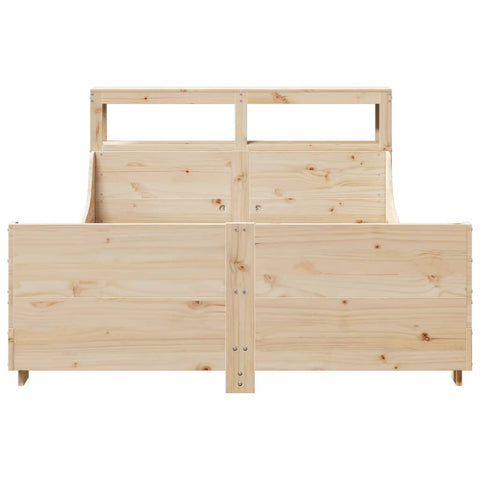 vidaXL Bed Frame without Mattress 120x200 cm Solid Wood Pine