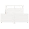 vidaXL Bed Frame without Mattress White 120x200 cm Solid Wood Pine