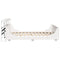 vidaXL Bed Frame without Mattress White 120x200 cm Solid Wood Pine