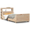 vidaXL Bed Frame without Mattress 100x200 cm Solid Wood Pine