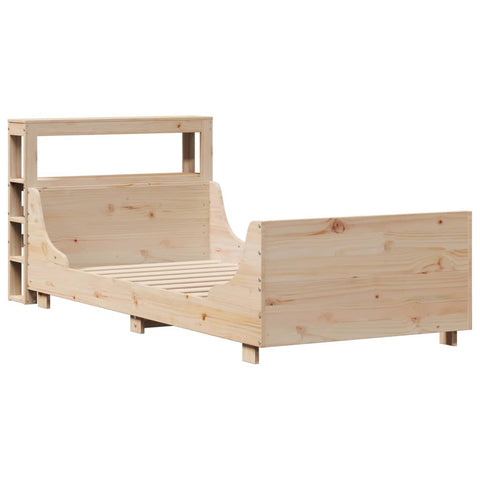 vidaXL Bed Frame without Mattress 100x200 cm Solid Wood Pine