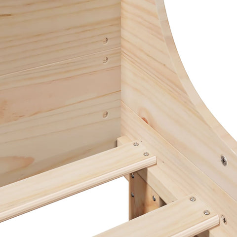 vidaXL Bed Frame without Mattress 90x200 cm Solid Wood Pine
