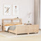 vidaXL Bed Frame without Mattress 140x190 cm Solid Wood Pine