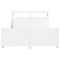 vidaXL Bed Frame without Mattress White 140x190 cm Solid Wood Pine