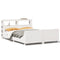 vidaXL Bed Frame without Mattress White 120x190 cm Small Double Solid Wood Pine