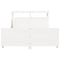 vidaXL Bed Frame without Mattress White 120x190 cm Small Double Solid Wood Pine