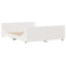 vidaXL Bed Frame without Mattress White 120x190 cm Small Double Solid Wood Pine