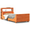 vidaXL Bed Frame without Mattress Wax Brown 90x190 cm Single Solid Wood Pine
