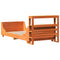 vidaXL Bed Frame without Mattress Wax Brown 90x190 cm Single Solid Wood Pine