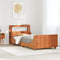 vidaXL Bed Frame without Mattress Wax Brown 90x190 cm Single Solid Wood Pine