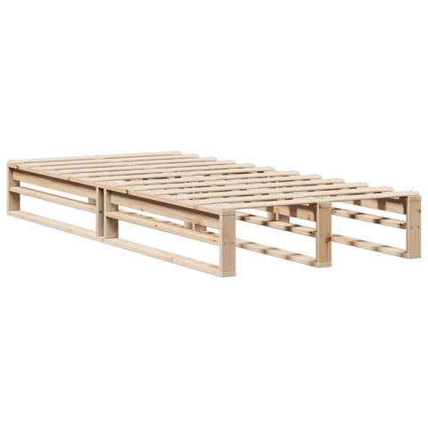 vidaXL Bed Frame without Mattress 100x200 cm Solid Wood Pine