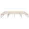 vidaXL Bed Frame without Mattress White 180x200 cm Super King Solid Wood Pine