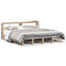 vidaXL Bed Frame without Mattress 200x200 cm Solid Wood Pine