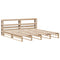 vidaXL Bed Frame without Mattress 200x200 cm Solid Wood Pine
