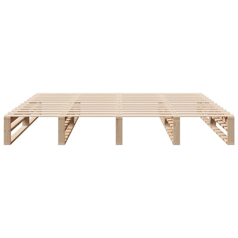 vidaXL Bed Frame without Mattress 200x200 cm Solid Wood Pine
