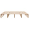 vidaXL Bed Frame without Mattress 200x200 cm Solid Wood Pine