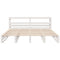 vidaXL Bed Frame without Mattress White 200x200 cm Solid Wood Pine