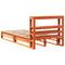 vidaXL Bed Frame without Mattress Wax Brown 90x190 cm Single Solid Wood Pine