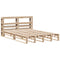 vidaXL Bed Frame without Mattress 140x190 cm Solid Wood Pine