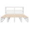 vidaXL Bed Frame without Mattress White 140x190 cm Solid Wood Pine
