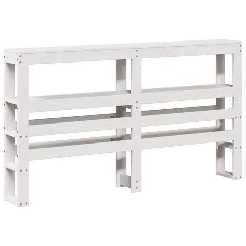 vidaXL Bed Frame without Mattress White 140x190 cm Solid Wood Pine