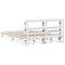 vidaXL Bed Frame without Mattress White 140x190 cm Solid Wood Pine