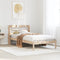 vidaXL Bed Frame without Mattress 75x190 cm Small Single Solid Wood Pine