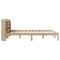 vidaXL Bed Frame without Mattress 120x190 cm Small Double Solid Wood Pine