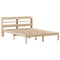 vidaXL Bed Frame without Mattress 135x190 cm Double Solid Wood Pine