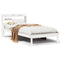 vidaXL Bed Frame without Mattress White 90x200 cm Solid Wood Pine