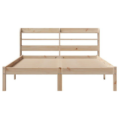 vidaXL Bed Frame without Mattress 160x200 cm Solid Wood Pine