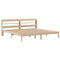 vidaXL Bed Frame without Mattress 180x200 cm Super King Solid Wood Pine