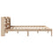 vidaXL Bed Frame without Mattress 180x200 cm Super King Solid Wood Pine